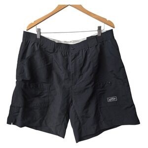 AFTCO Cargo Shorts Black Size 42 American‎ Fishing Tackle Co.